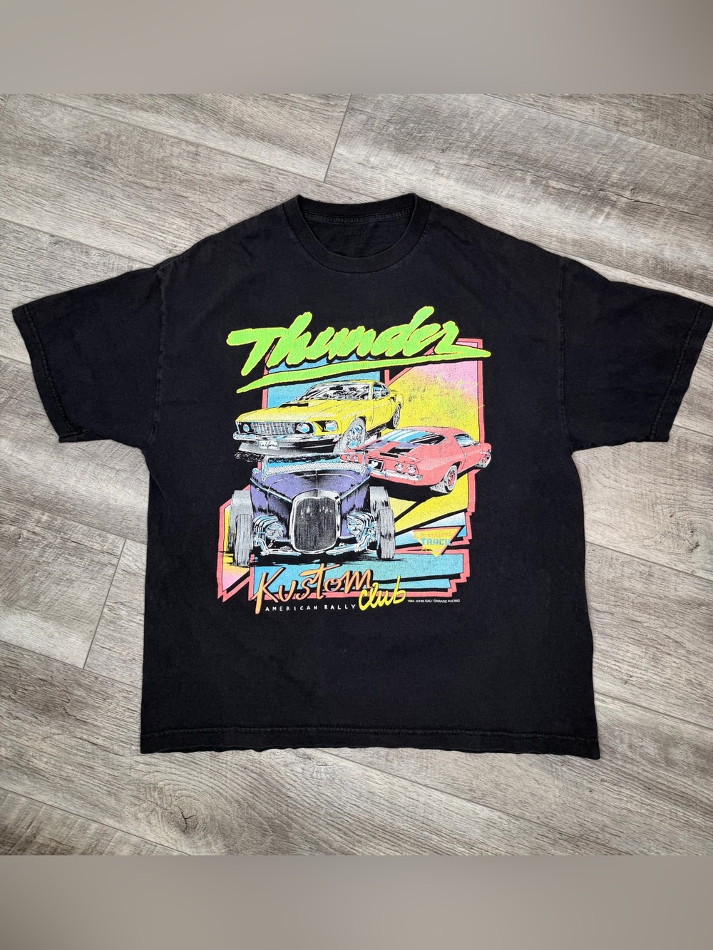Thunder Kustom Club Vintage Graphic Tee- L